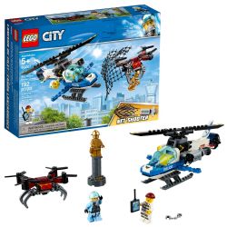 LEGO CITY - POLICE DU CIEL ET POURSUITE DU DRONE #60207